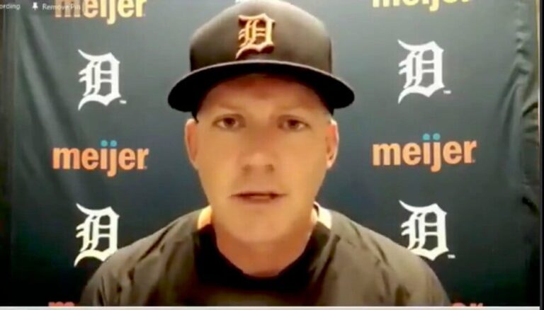 Detroit’s AJ Hinch discusses 2nd straight blowout win over his former team