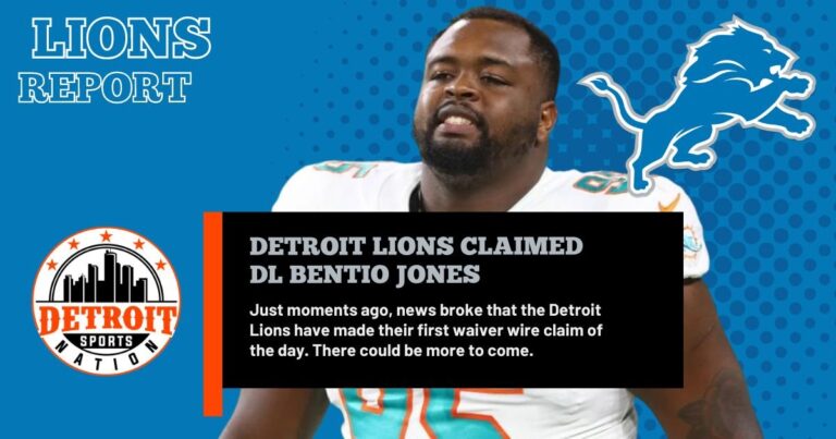 Detroit Lions Benito Jones