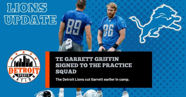 Detroit Lions Garrett Griffin
