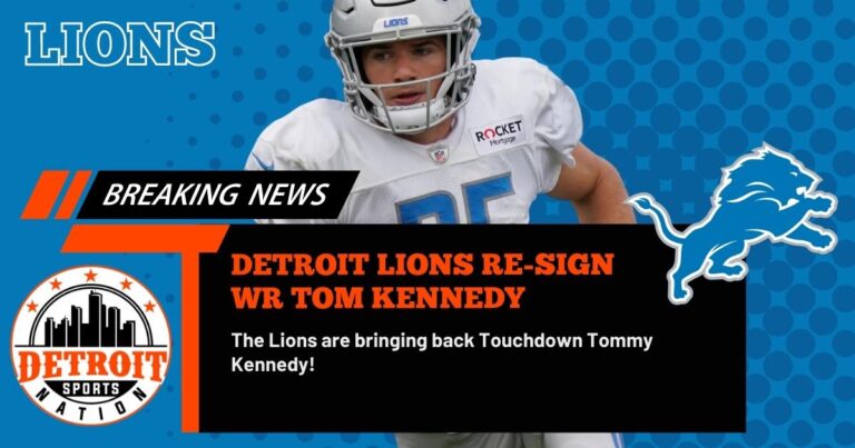 Tom Kennedy Detroit Lions