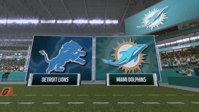 Detroit Lions vs Miami Dolphins