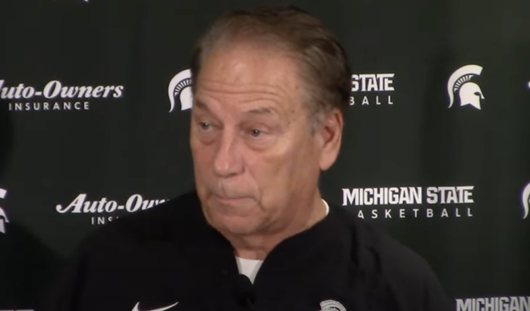 Tom Izzo 'suiting up'