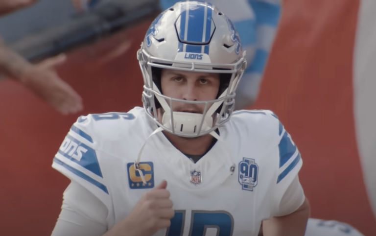 Detroit Lions starting offense Jared Goff Pro Football Focus Grade Detroit Lions PFF grades vs. Chargers Detroit Lions starting offense Jared Goff on balling out Jared Goff says Detroit Lions are not satisfied Jared Goff takes to social media Detroit Lions 10 Biggest Cap Hits NFC North Quarterback Rankings